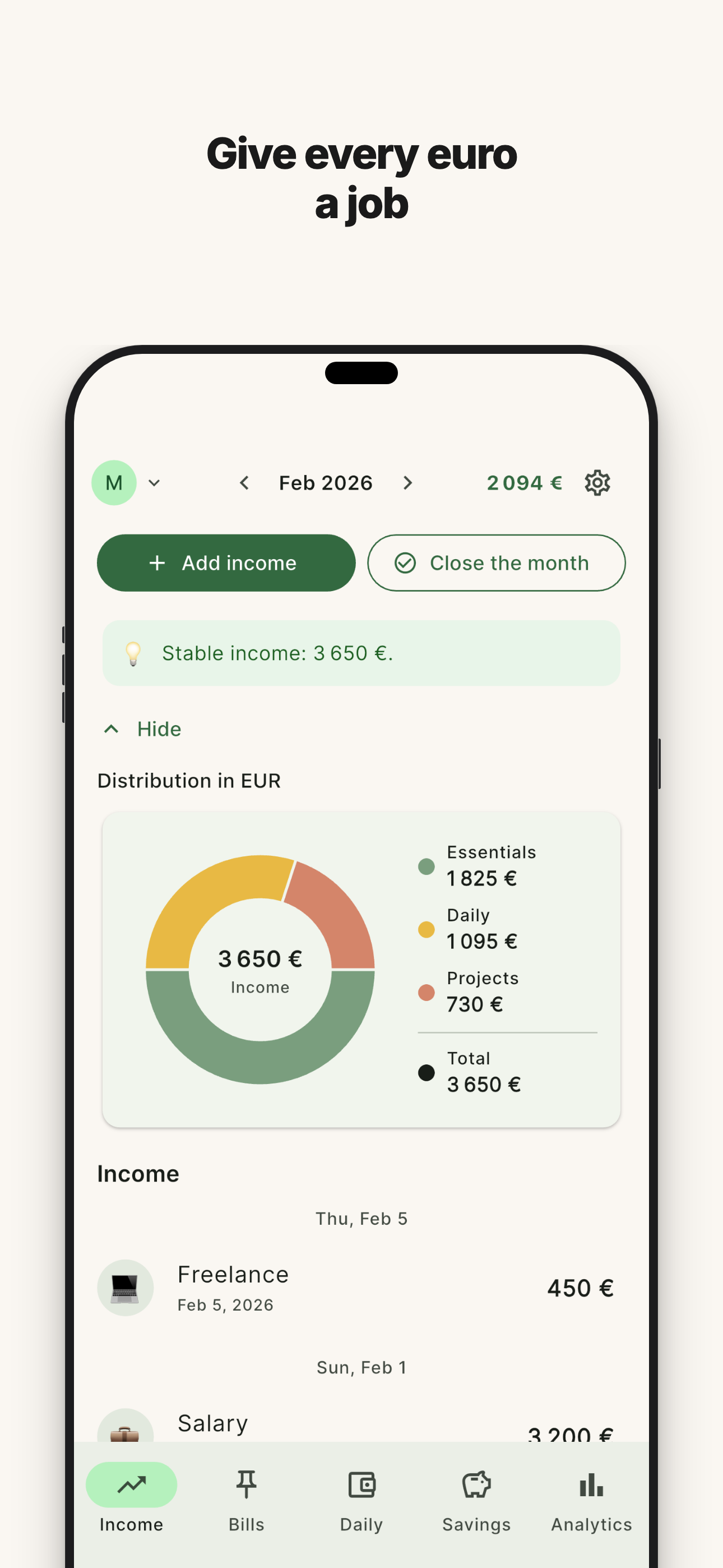 Créez votre budget en 3 clics